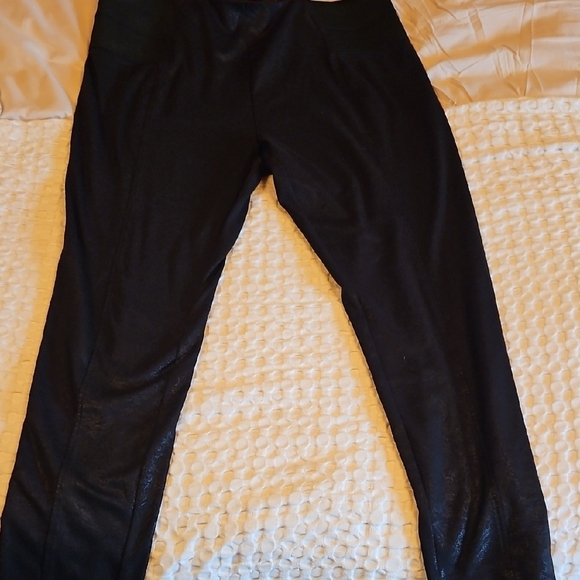 Jessica Pants - Jessica Ponte Shiny Print Pants Xl